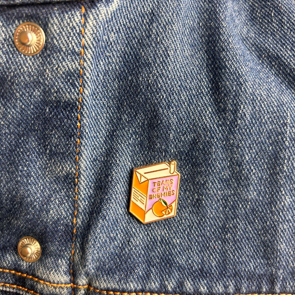 Tears Of My Enemies Enamel Pin Badge