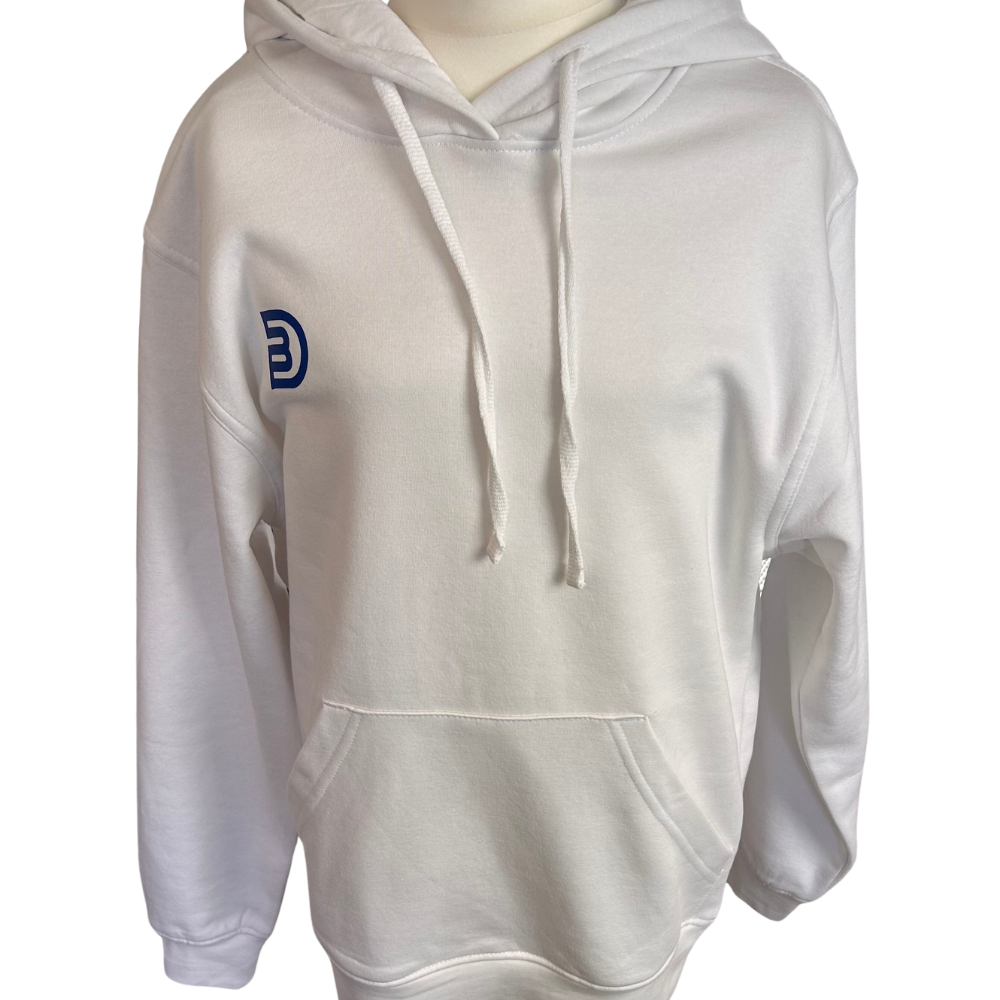 White Retro Dixie Beau Hoodie