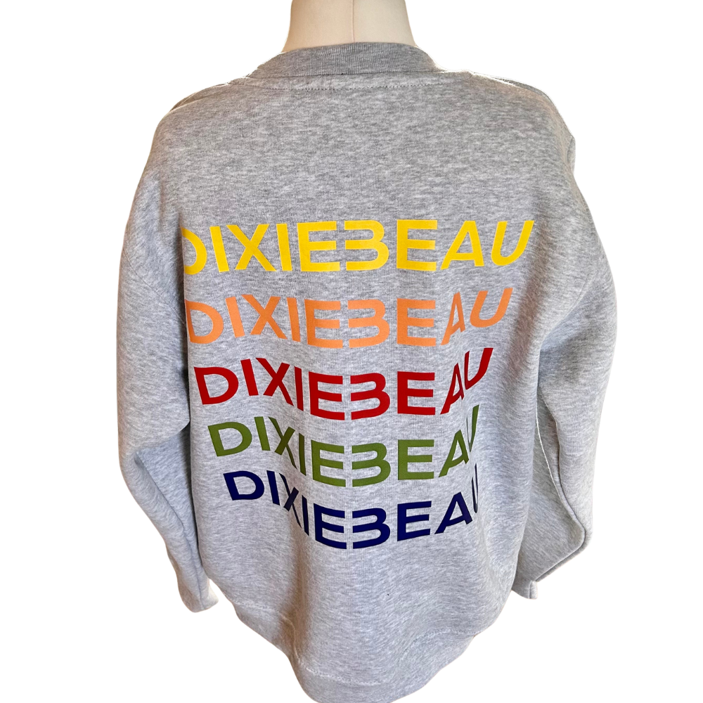 Grey Retro Dixie Beau Sweatshirt