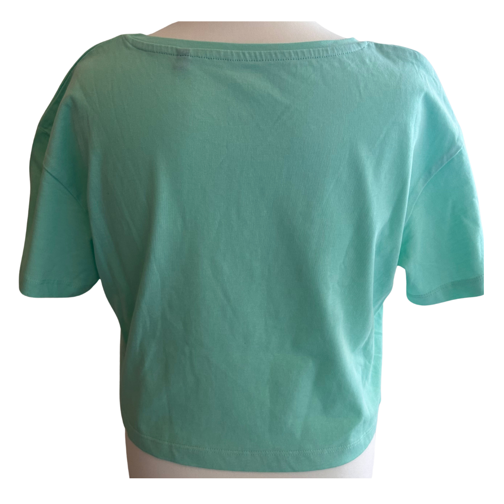 Dixie Beau Lime Green Cropped T-Shirt