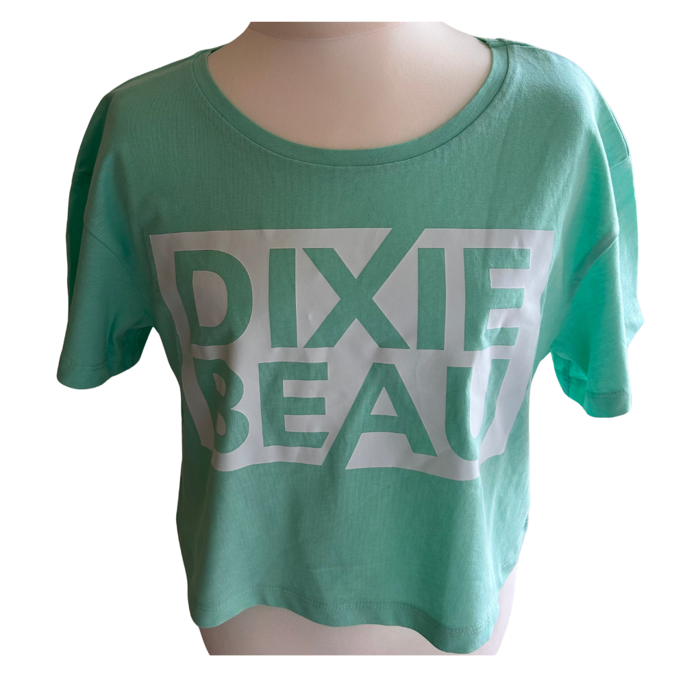 Dixie Beau Lime Green Cropped T-Shirt