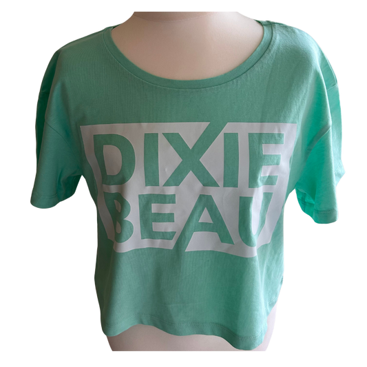 Dixie Beau Lime Green Cropped T-Shirt