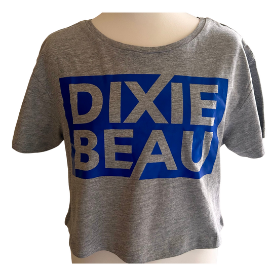 Dixie Beau Grey Cropped T-Shirt