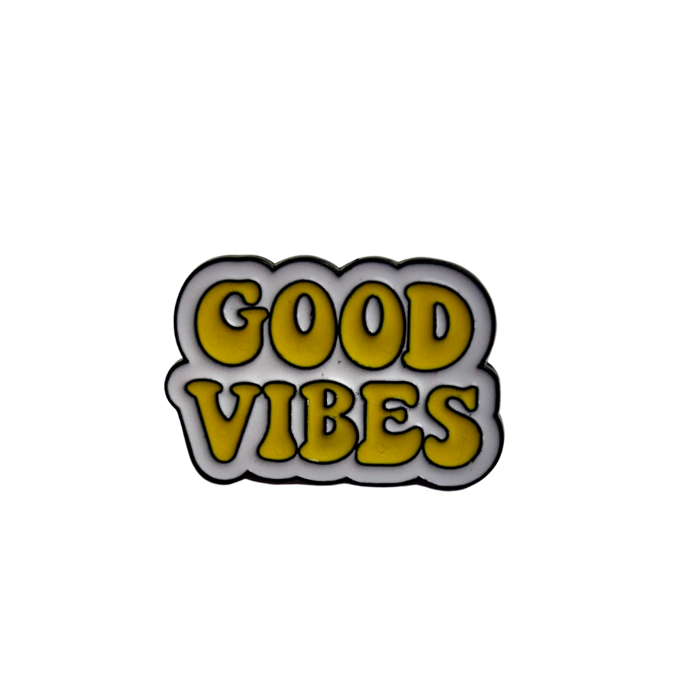 Good Vibes Enamel Pin Badge