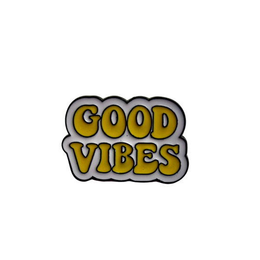 Good Vibes Enamel Pin Badge