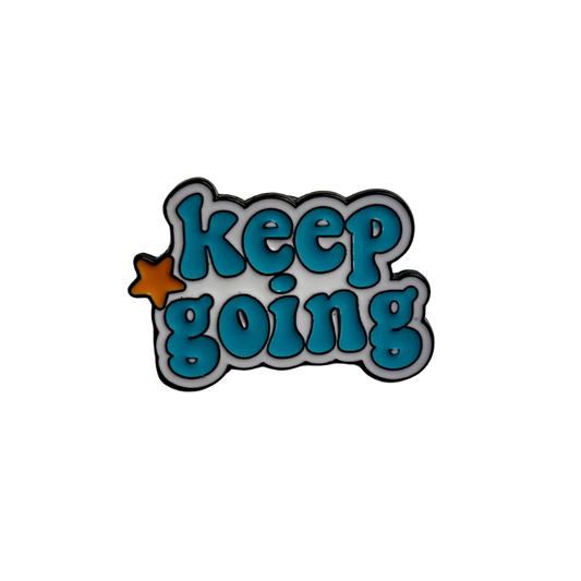 Keep Going Enamel Pin Badge