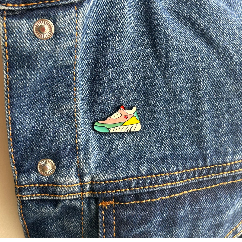 Trainer Enamel Pin Badge