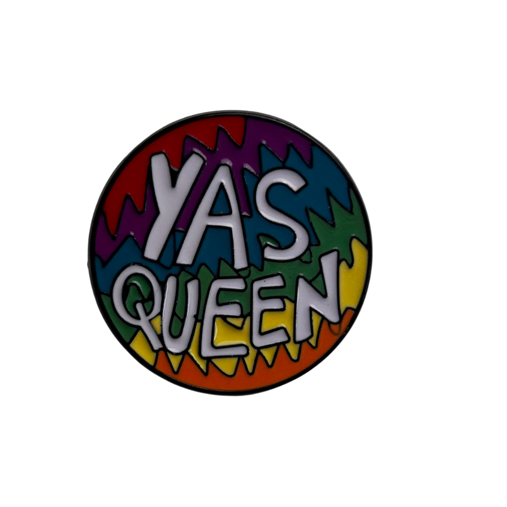 Yas Queen Enamel Pin Badge